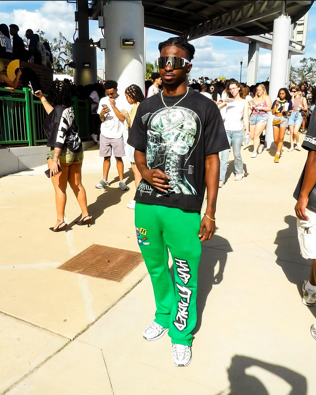 "What Is Money?" Black Boxy Tee